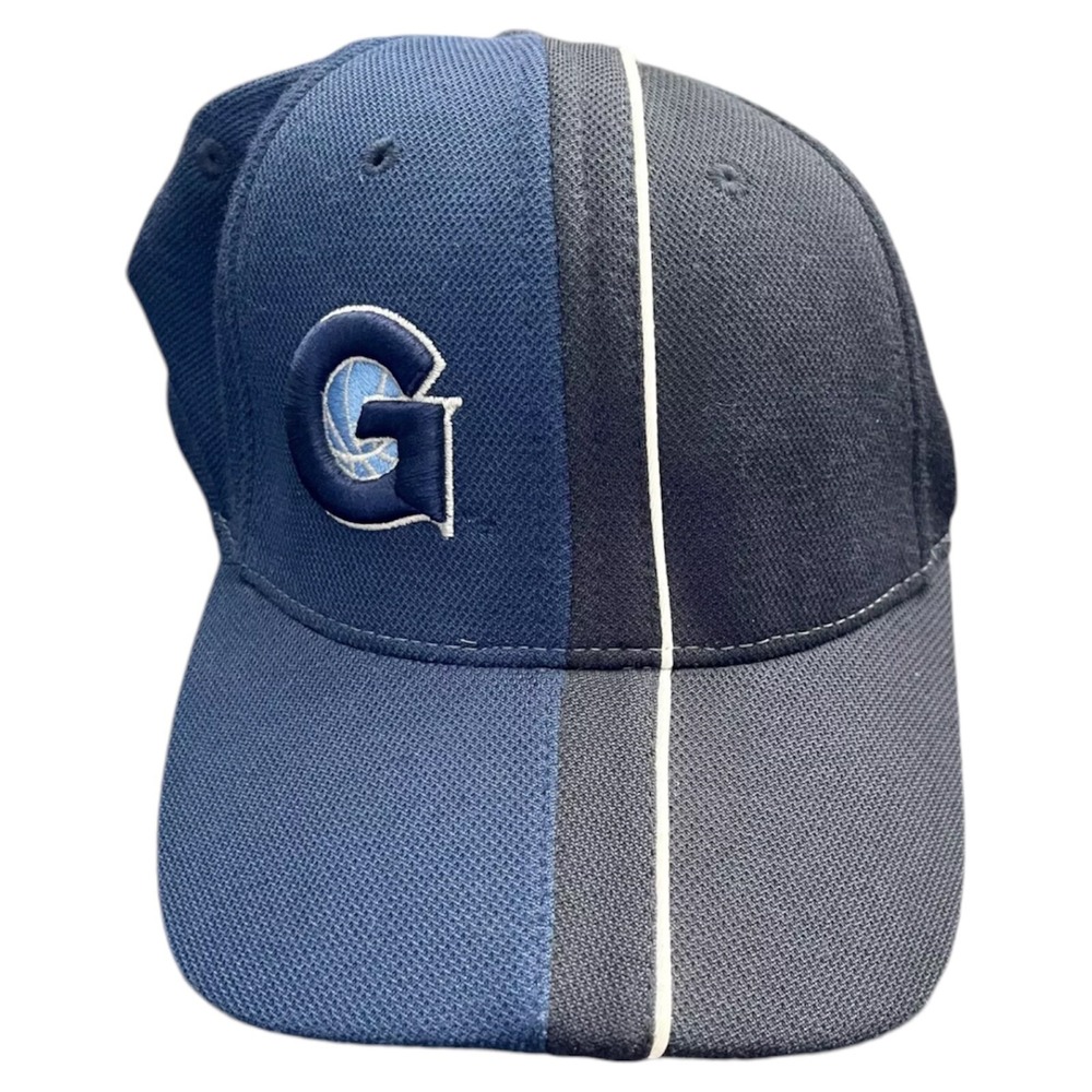 Nike Georgetown Hoyas Hat Mens Navy Black Flexfit Team Baseball Cap G Logo